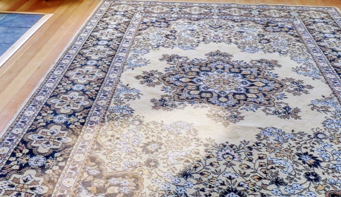 Bleach stained rug Bleach stained rug