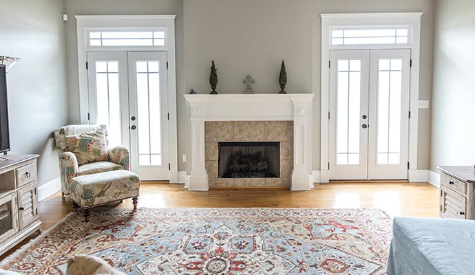 Clean rug inside living room Clean rug inside living room