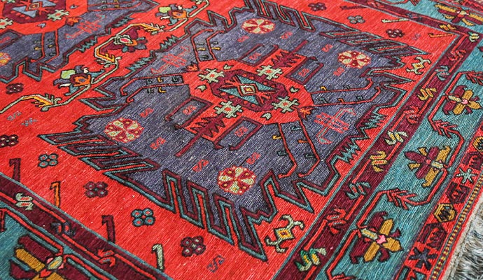 Color corrected rug