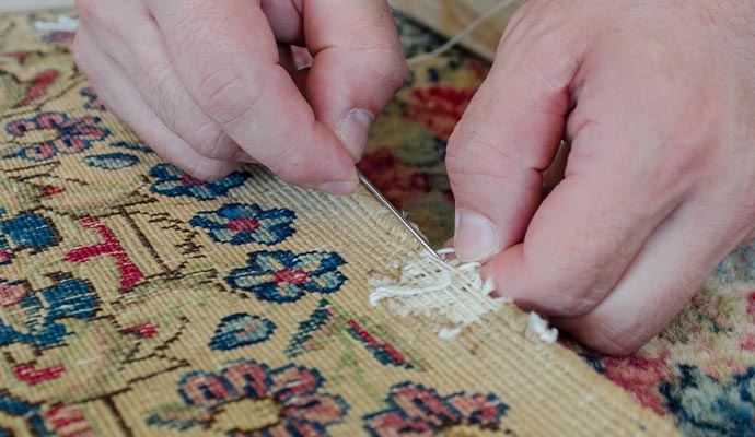 Professional rug patching service
